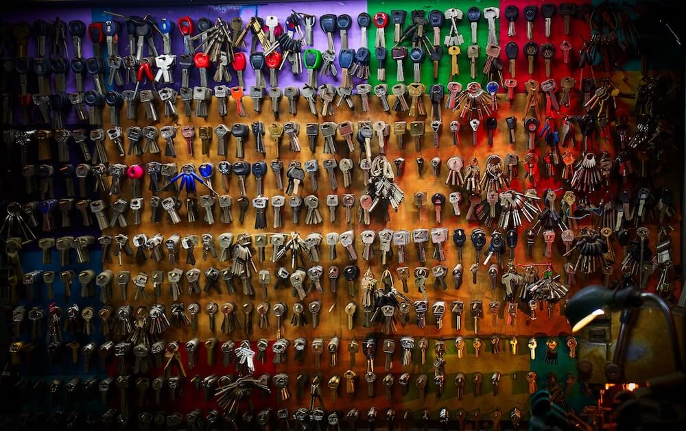 Keys at the Valet Parking Stand