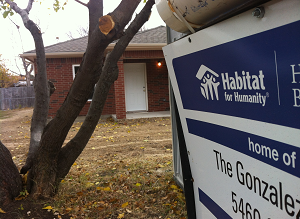 Habitat for Humanity Sign