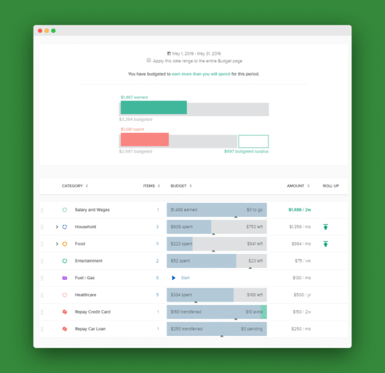 Budgeting and Planning with PocketSmith