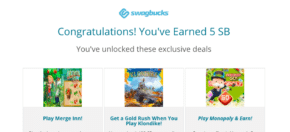 Swagbucks bonus