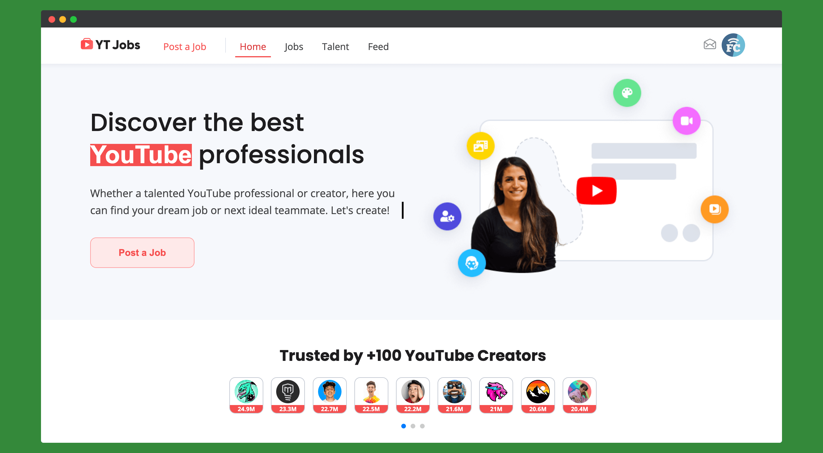 YT Jobs Homepage